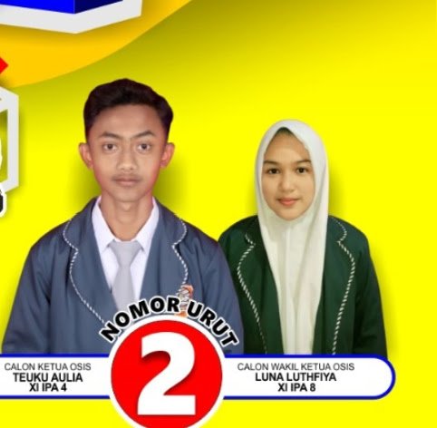 Teuku Aulia dan Luna Lutfia Terpilih sebagai Ketua dan Wakil OSIS SMA Negeri 1 Lhokseumawe Periode 2022/2023