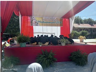 SMAN 1 Lhokseumawe Laksanakan Maulid Nabi Muhammad SAW 1446 H